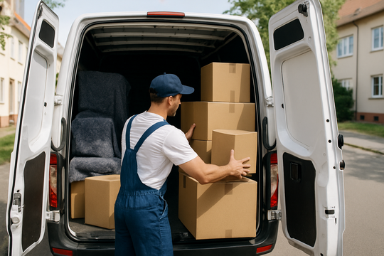 Professionelle Beiladung Salzgitter – Umzugshelfer beladen Transporter